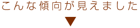 こんな傾向が見えました